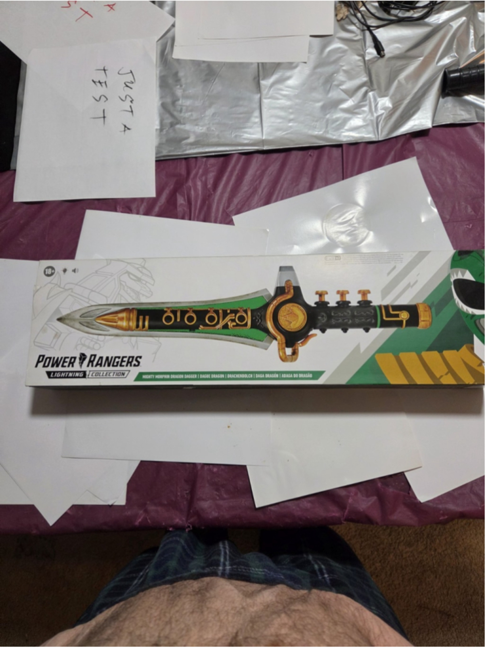 Hasbro Power Rangers Lightning Collection MMPR Green Ranger Dragon Dagger *READ* - Picture 2 of 16